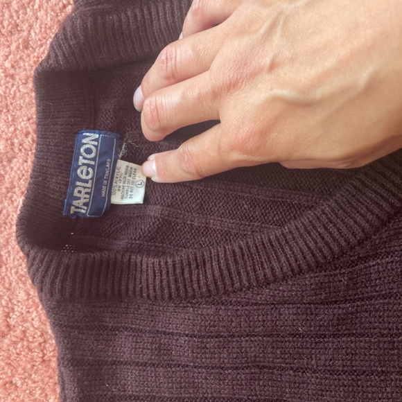 3 Vintage Men's Vest Sweaters 2 Tarleton Brand Size Large - Picture 3 of 4